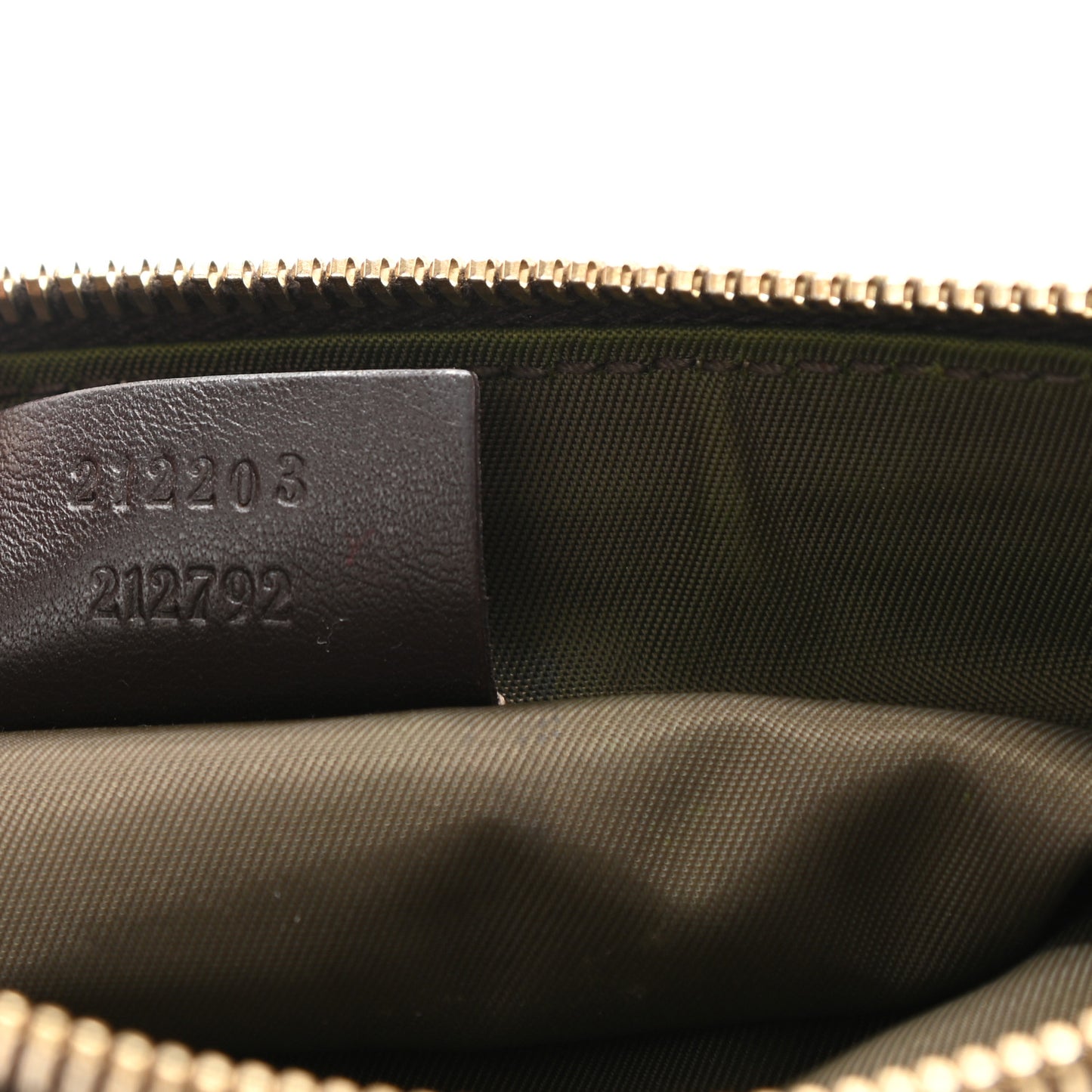 Monogram New Britt Wristlet Beige Ebony Cocoa