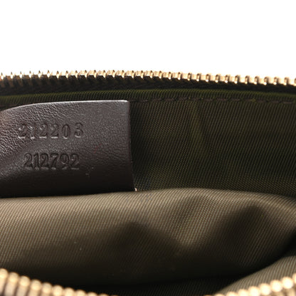 Gucci Monogram New Britt Wristlet Beige Ebony Cocoa 7 of 8