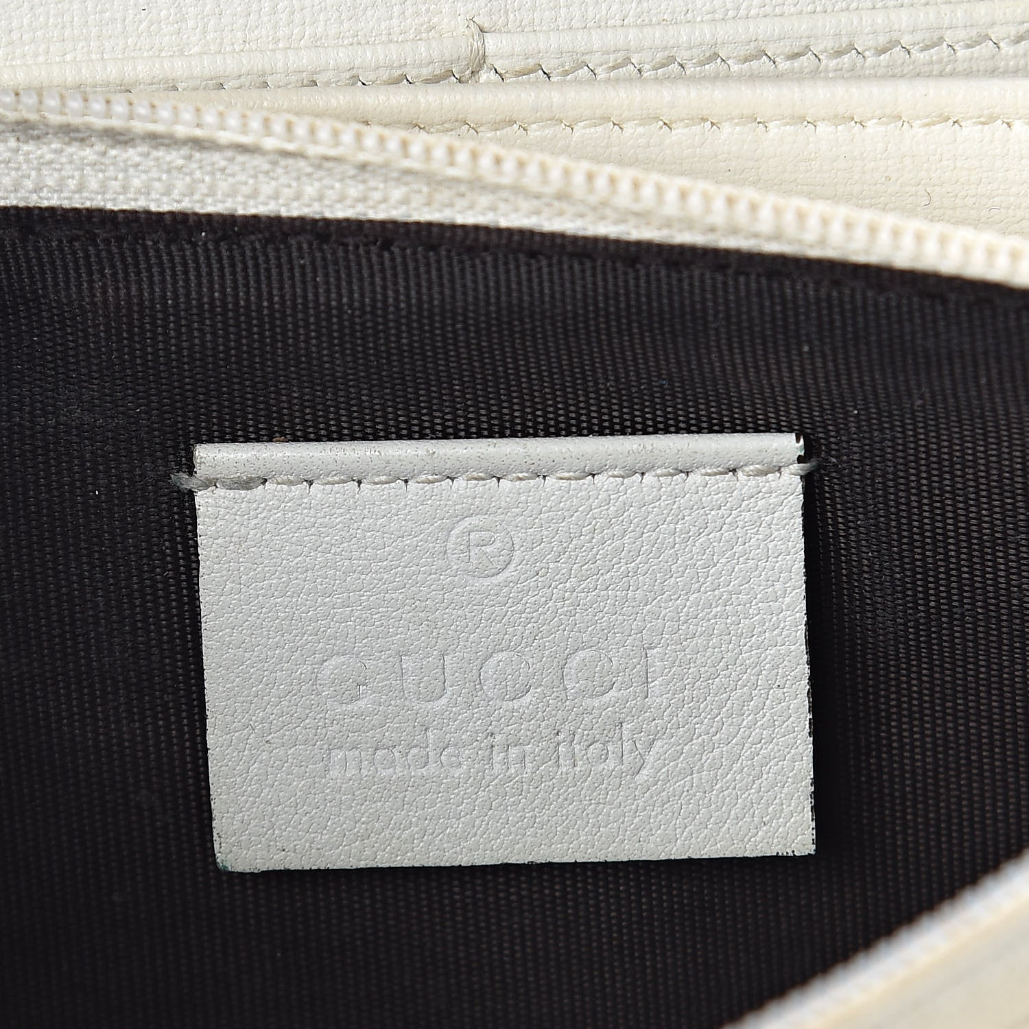 Gucci Micro GG Supreme Stars GG Pierce Zip Around Wallet White 6 of 7