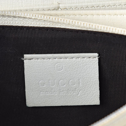 Gucci Micro GG Supreme Stars GG Pierce Zip Around Wallet White 6 of 7