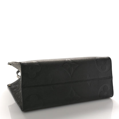 Louis Vuitton Empreinte Monogram Giant Onthego MM Black 4 of 8