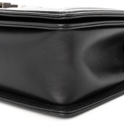 Chanel Calfskin Quilted Medium Boy Flap Black 10 of 10