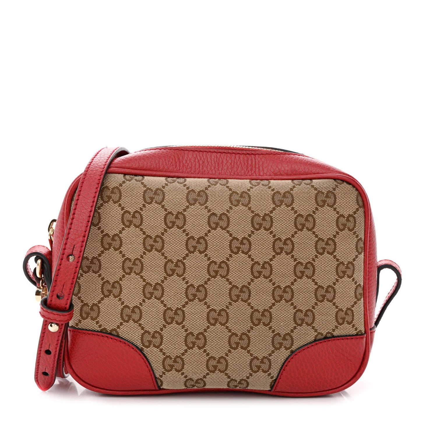Monogram Mini Bree Messenger Bag Red