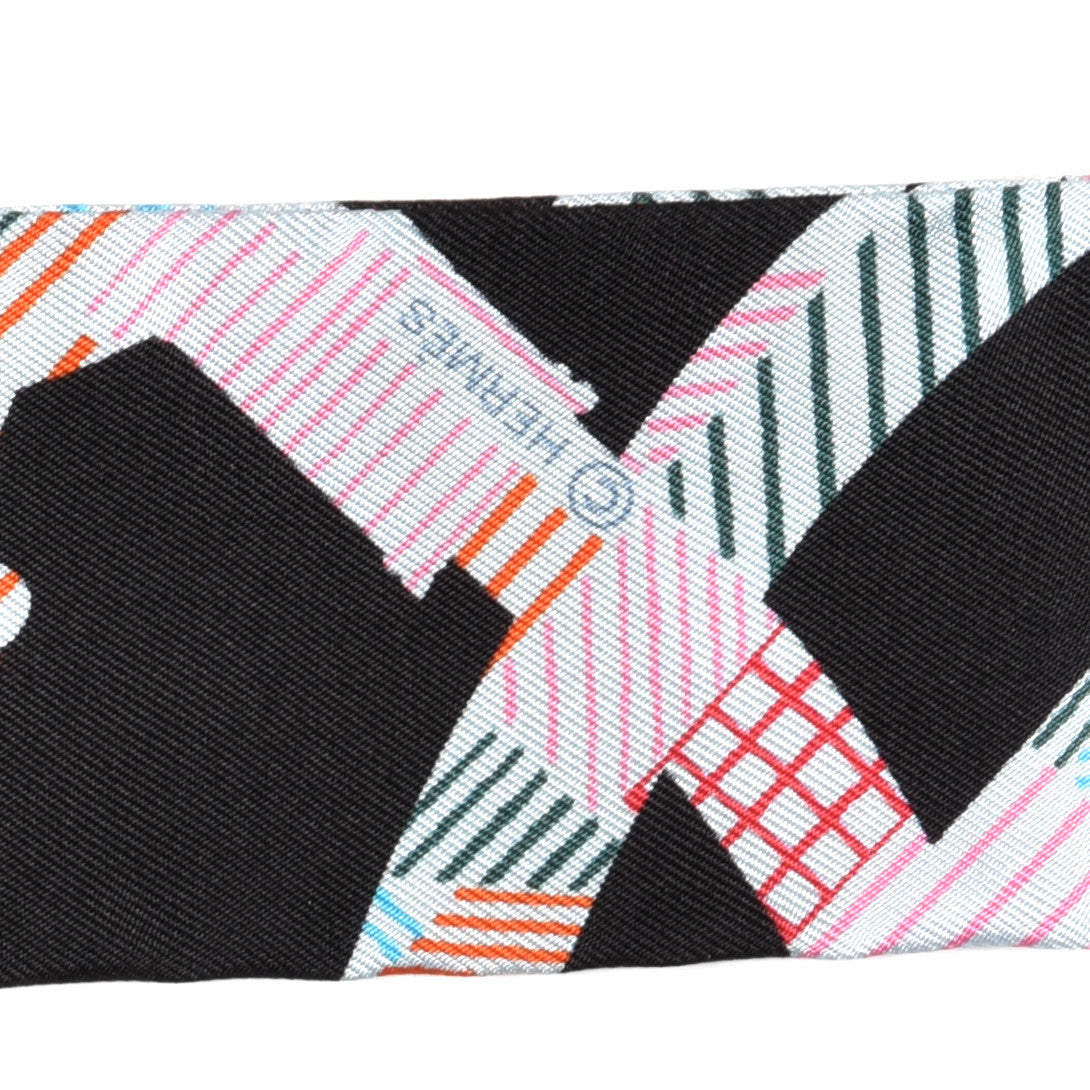 Silk Cavalcadour Morning Twilly Black Rouge Vert