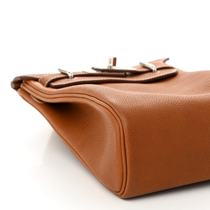 Hermes Natural Barenia Faubourg Hac A Dos PM Backpack Fauve 9 of 10