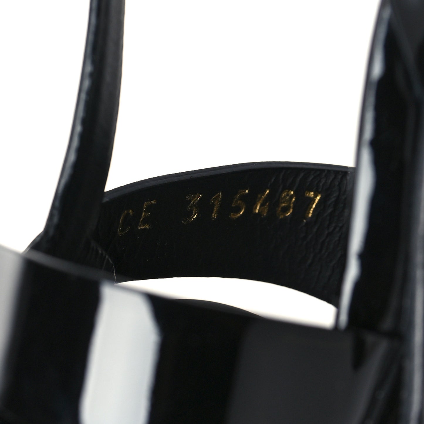 Patent Tribute 105 Platform Sandals 38.5 Black
