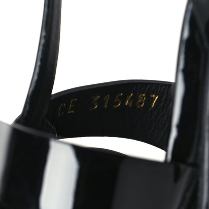 Saint Laurent Patent Tribute 105 Platform Sandals 38.5 Black 9 of 10