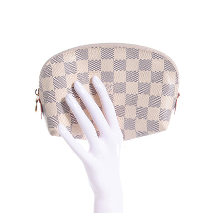 Louis Vuitton Damier Azur Cosmetic Pouch 2 of 7