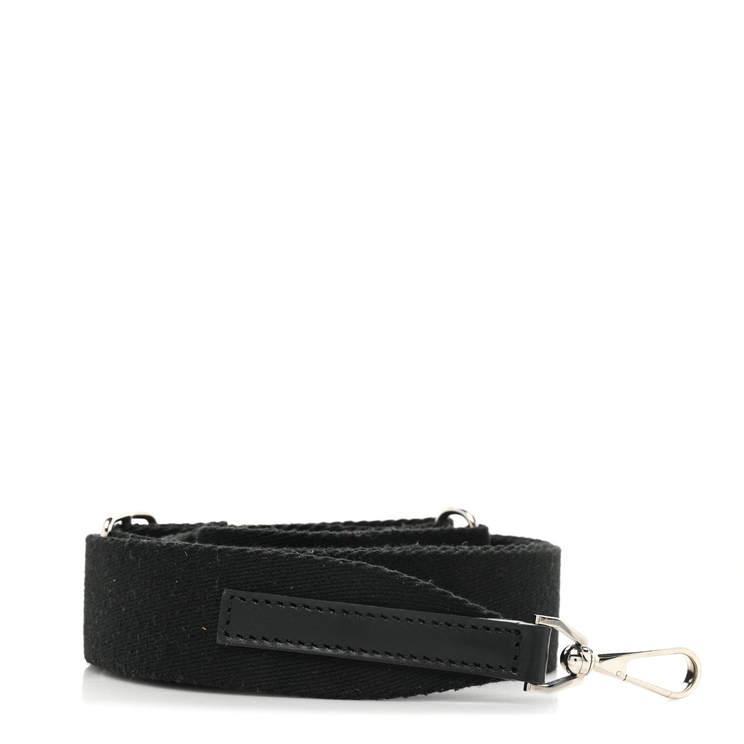 Goyard Canvas Calfskin Adjustable Shoulder Strap Black 1 of 7