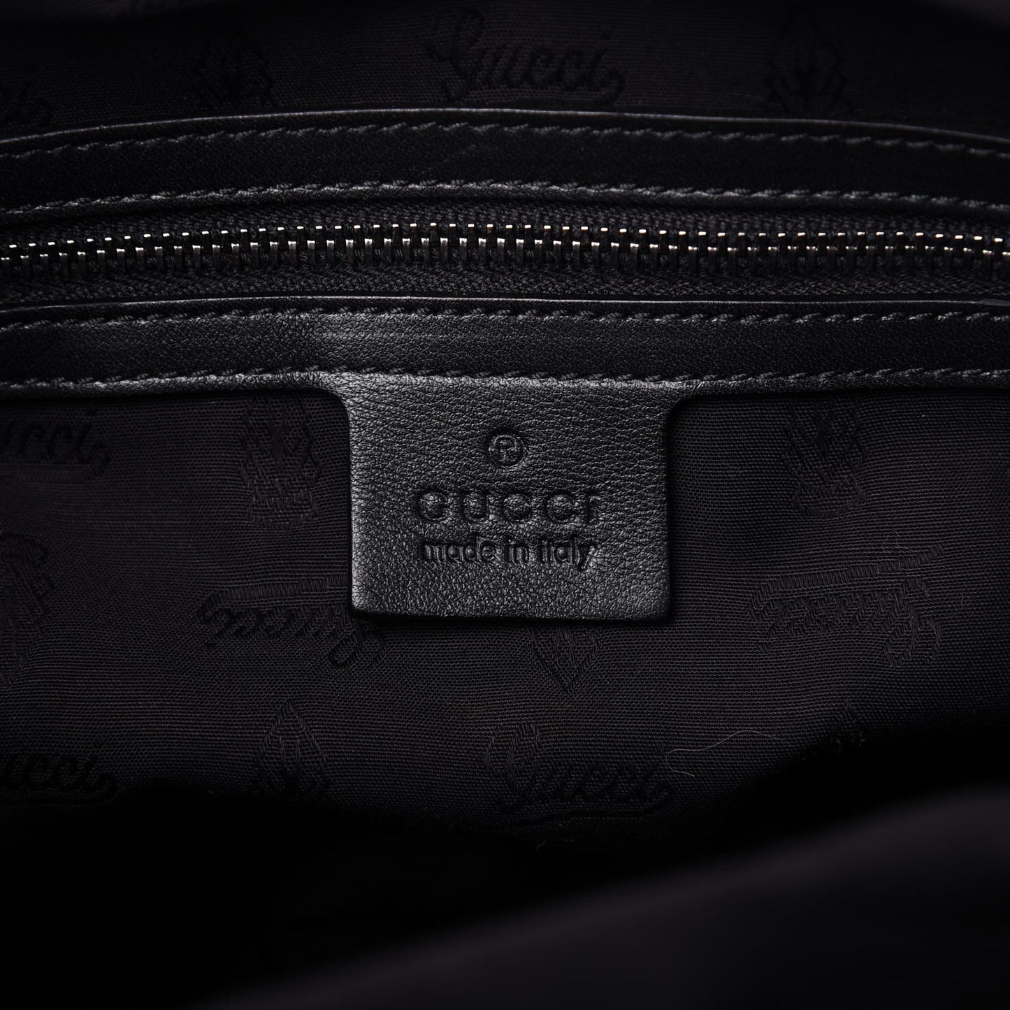 Guccissima Medium Icon Bit Boston Black