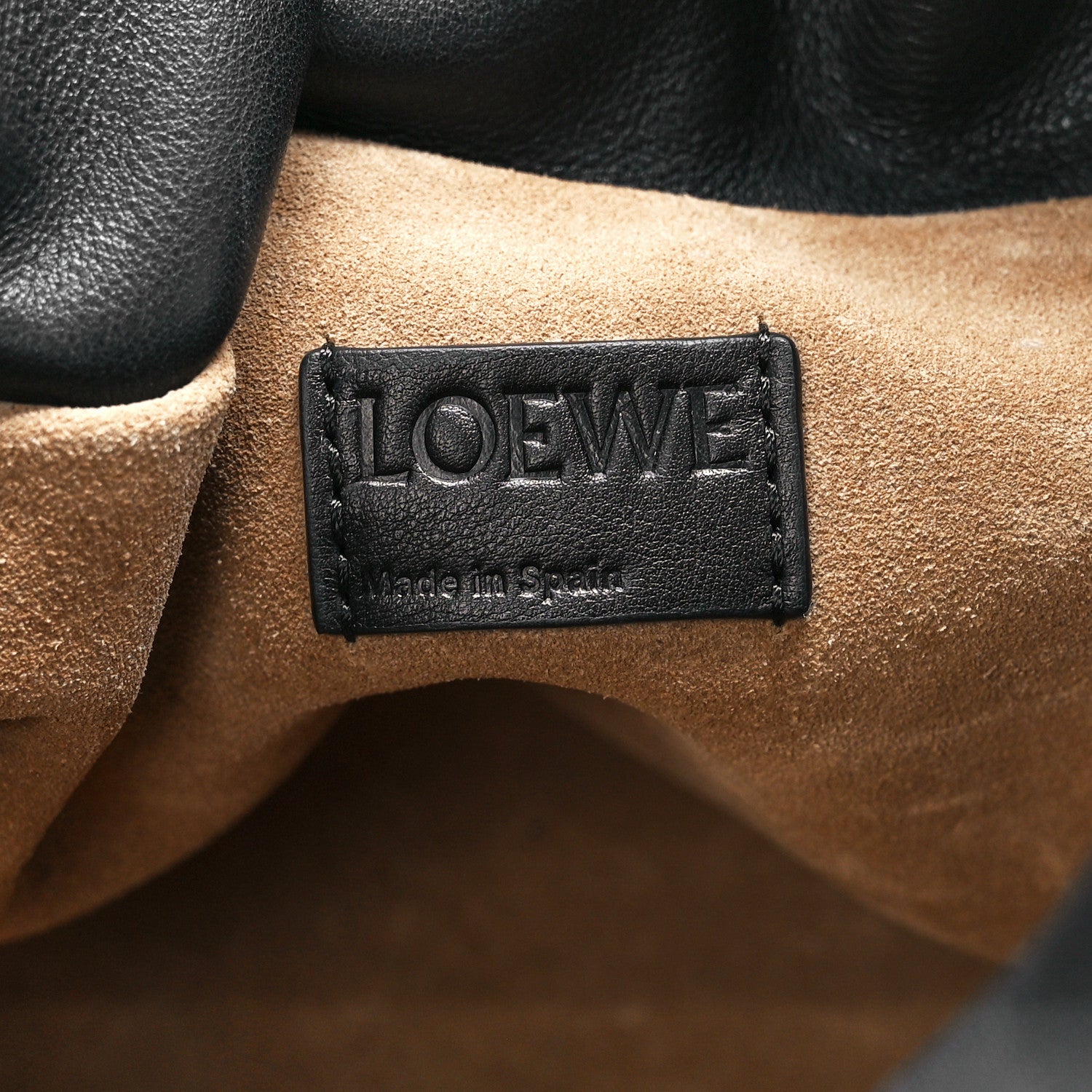 Loewe Calfskin Small Flamenco Knot Bag Black 5 of 10