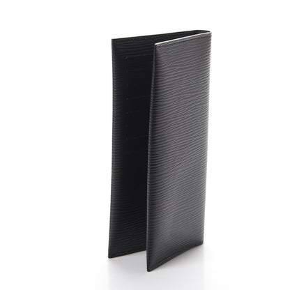 Louis Vuitton Epi Card Holder Black 3 of 8