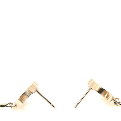 Chanel Pearl CC Camellia Earrings Gold 3 of 5