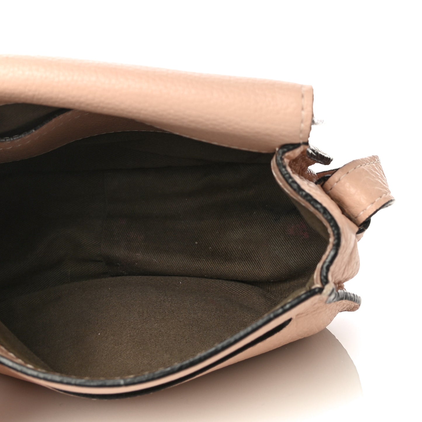 Calfskin Mini Marcie Round Crossbody Bag Blush Nude