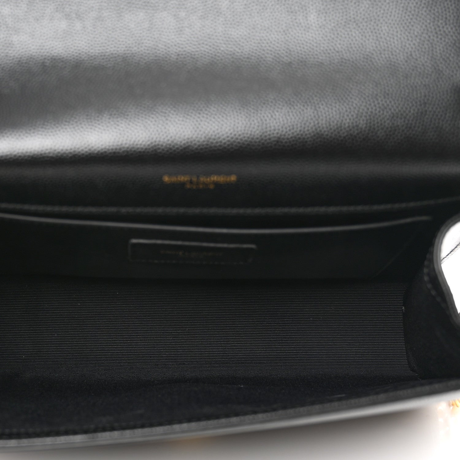 Saint Laurent Grain De Poudre Medium Classic Monogram Kate Satchel Black 5 of 10