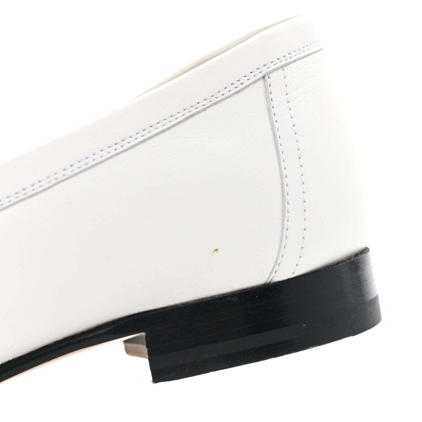 Calfskin Womens Paris Loafers 36 White Bois De Santal
