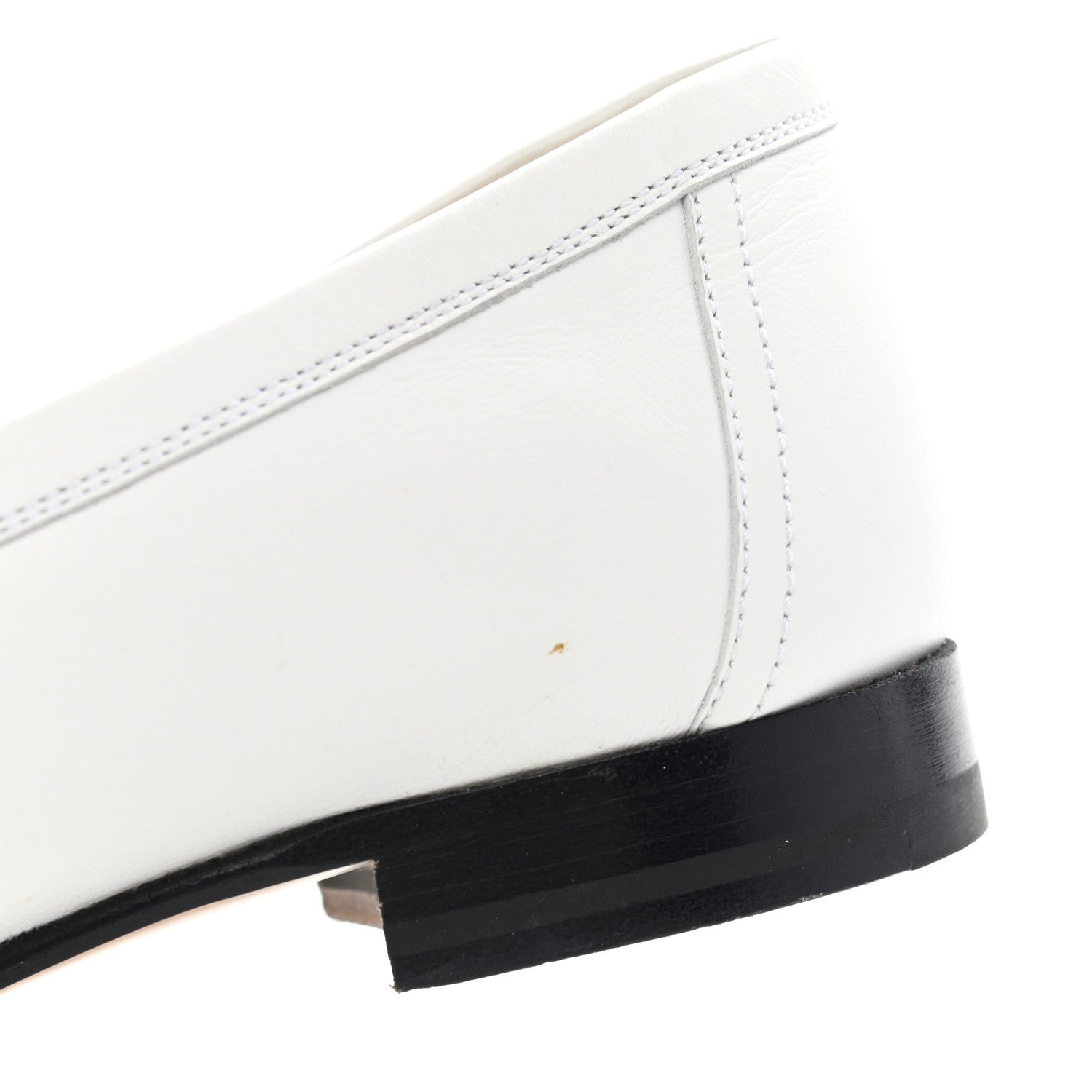 Hermes Calfskin Womens Paris Loafers 36 White Bois De Santal 11 of 15