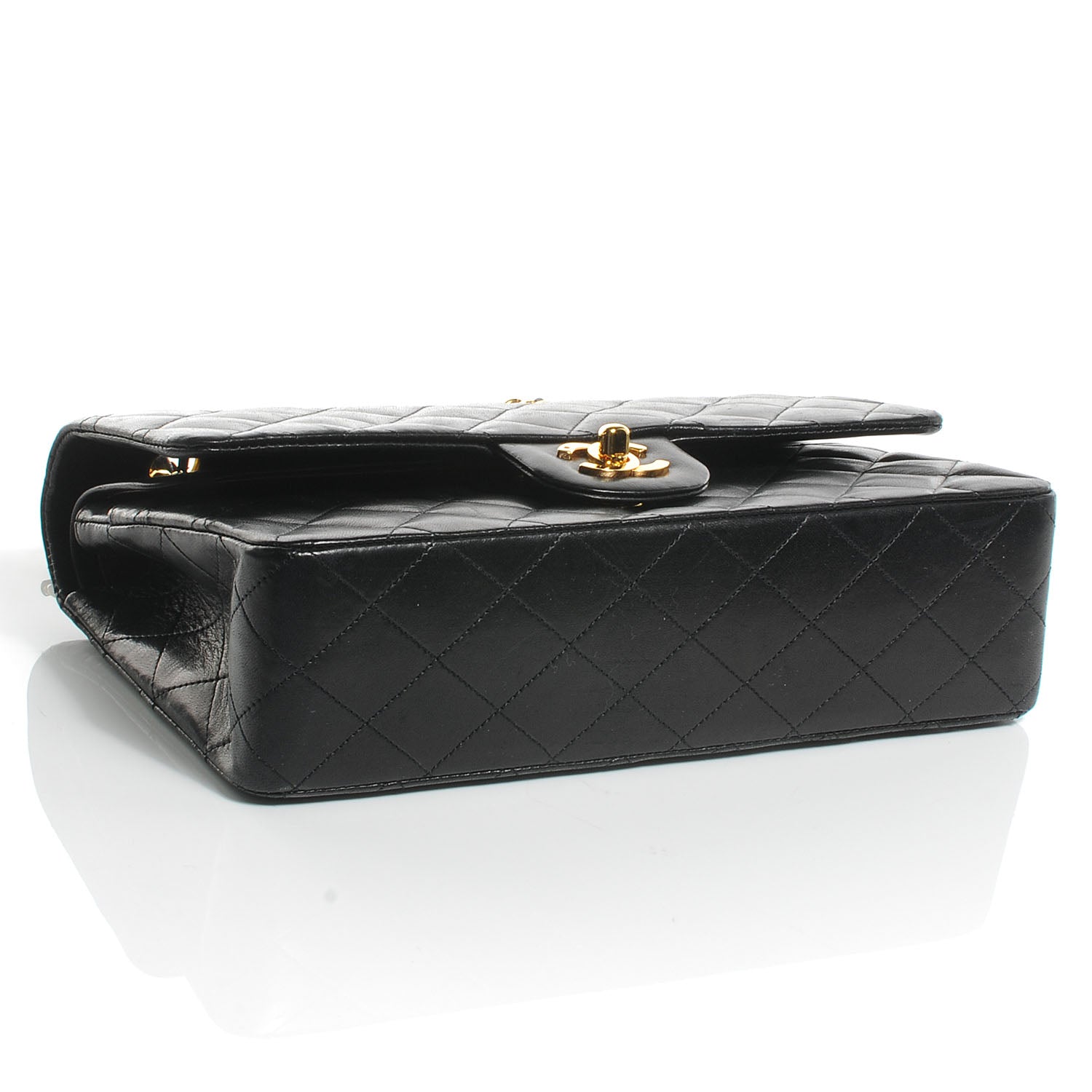 Chanel Lambskin Medium Double Flap Black 4 of 9