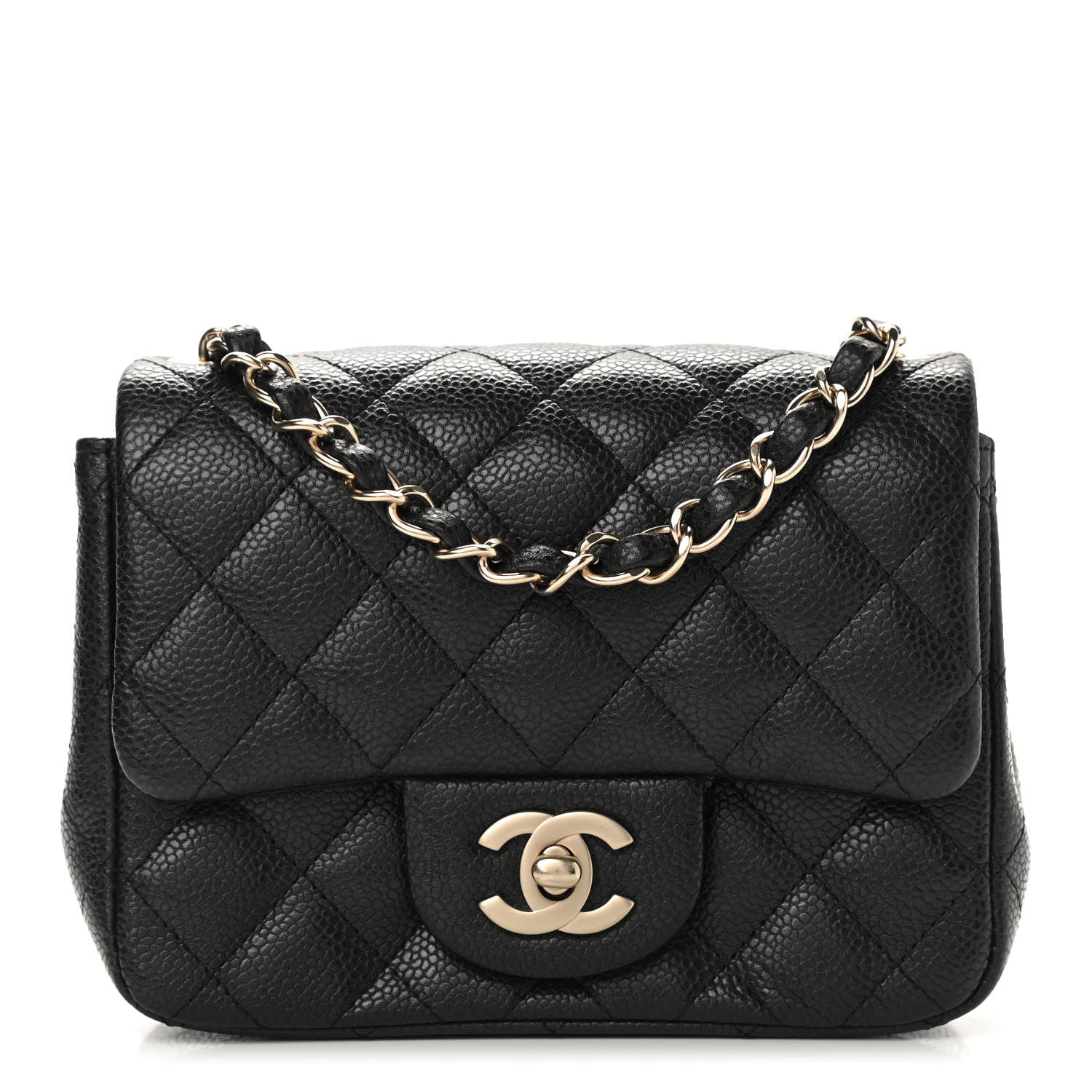 Chanel Caviar Quilted Mini Square Flap Black 1 of 9