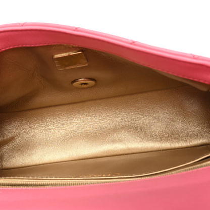 Chanel Lambskin Quilted Mini Rectangular Pearl Crush Flap Pink 5 of 11