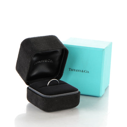 Tiffany Platinum Lucida Band Ring 5.25 5 of 5