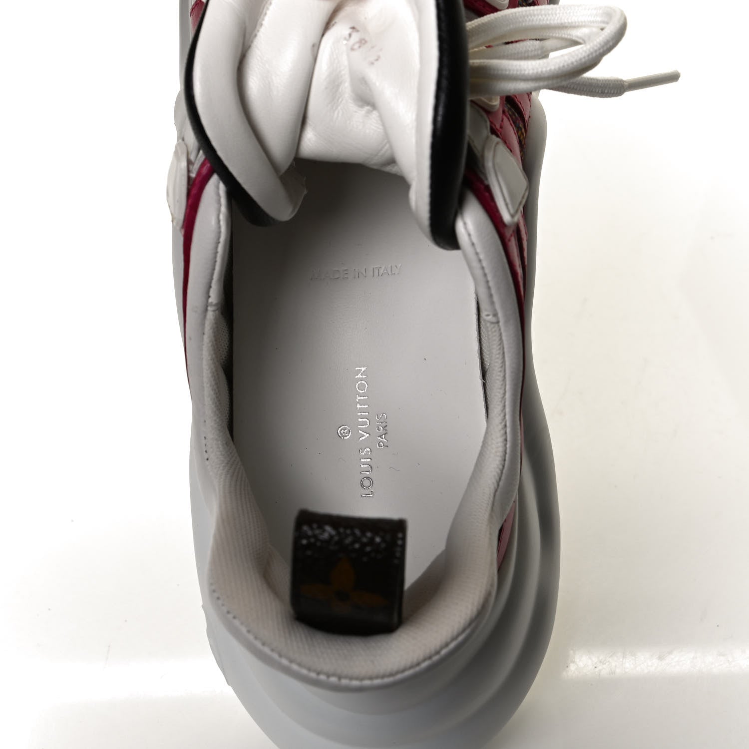 Louis Vuitton Calfskin Nylon LV Pop Archlight Sneaker 38.5 Rose 10 of 13