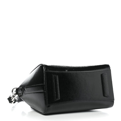 Givenchy Textured Patent Calfskin Mini Antigona Black 4 of 8