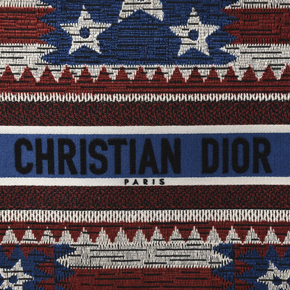 Christian Dior Canvas Embroidered Exclusive US Book Tote Multicolor 10 of 10