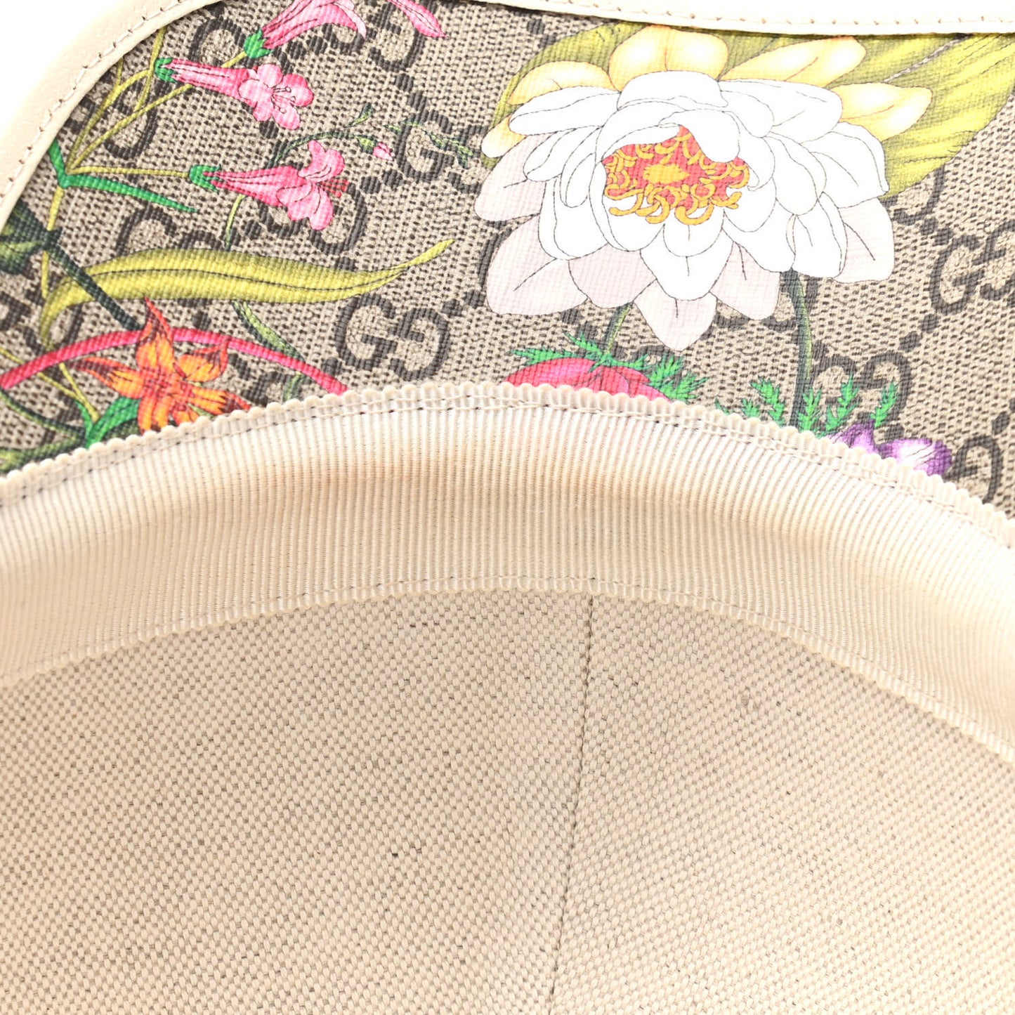 GG Supreme Flora Claudia Baseball Hat 58 L White