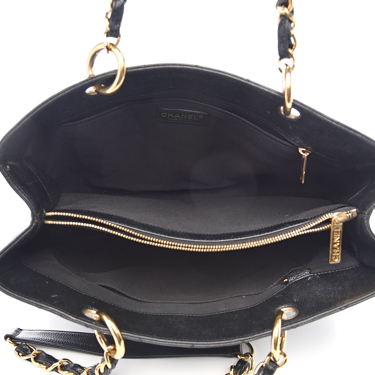 Chanel Caviar Quilted Grand Shopping Tote GST Black 5 of 23