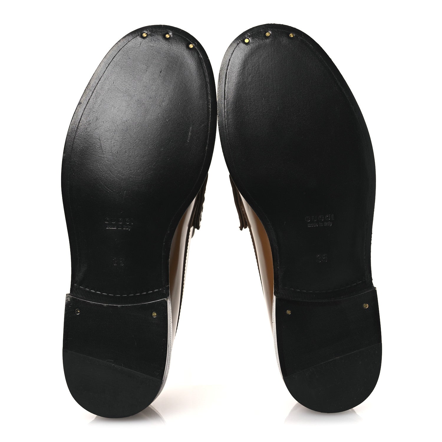 Gucci Millennial Ribot GG Marmont Loafers 36 36 Luminous Wood 7 of 11