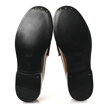 Gucci Millennial Ribot GG Marmont Loafers 36 36 Luminous Wood 7 of 11
