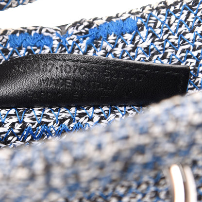 Balenciaga Tweed Toggle Convertible Tote Bleu 7 of 11