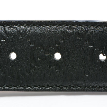 Gucci Guccissima Interlocking G Belt 110 44 Black 7 of 8