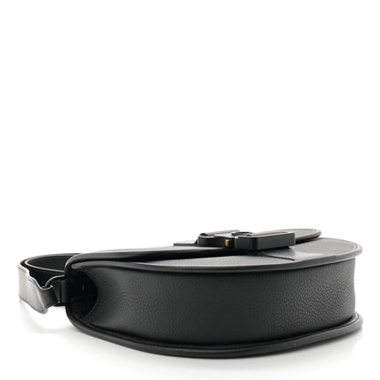 Christian Dior Grained Calfskin Gallop Bag With Strap Black 4 of 9