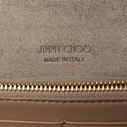 Jimmy Choo Dusty Glitter Emmie Clutch Platinum Ice 6 of 11