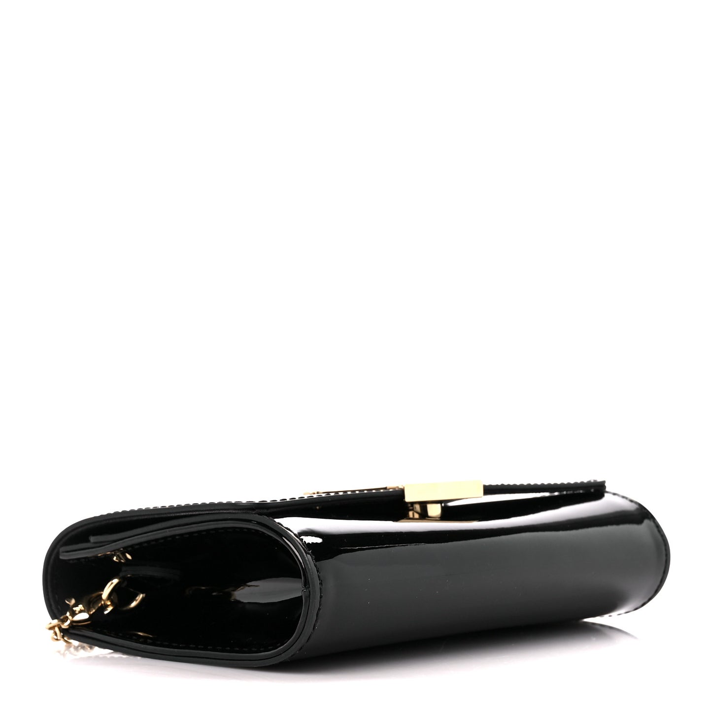 Patent Louise PM Chain Clutch Black