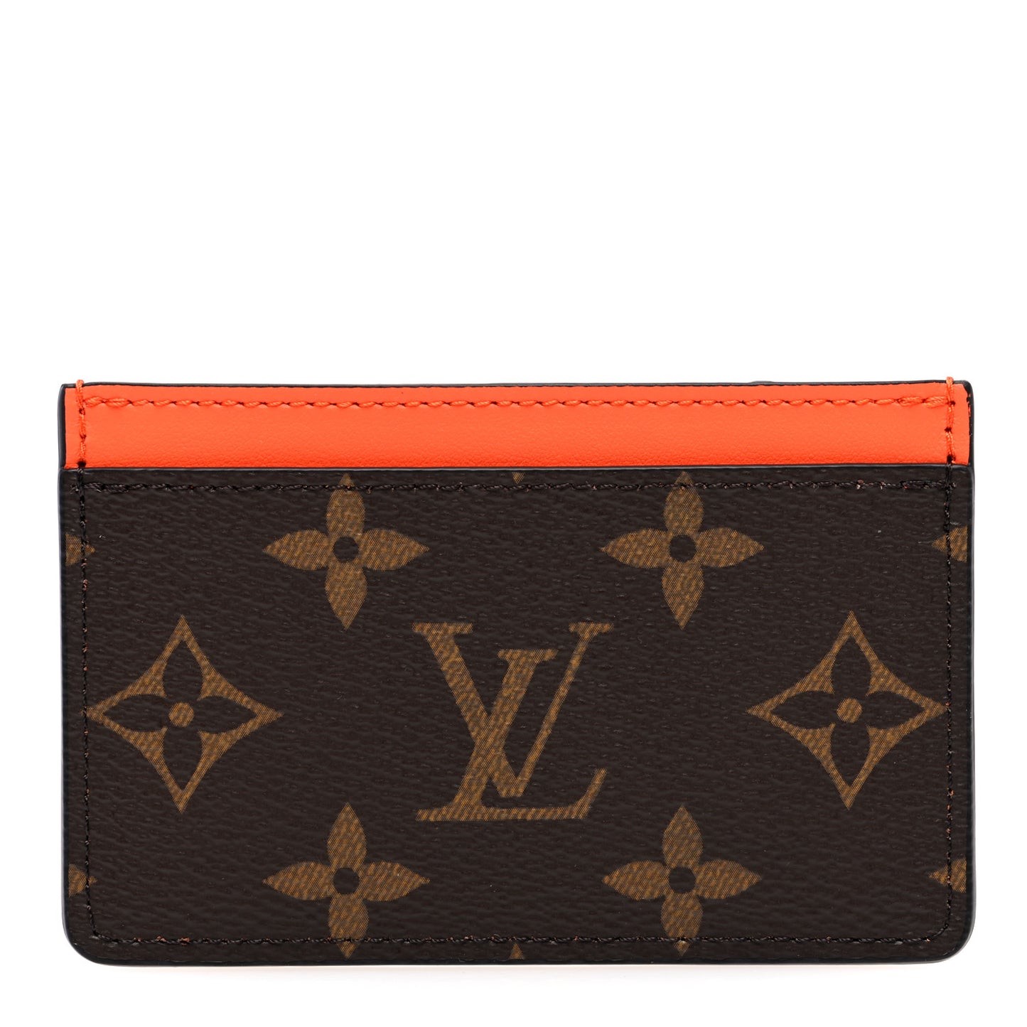 Monogram Card Holder Orange