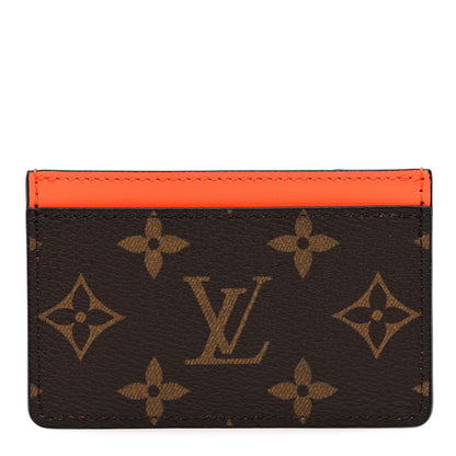 Louis Vuitton Monogram Card Holder Orange 1 of 6