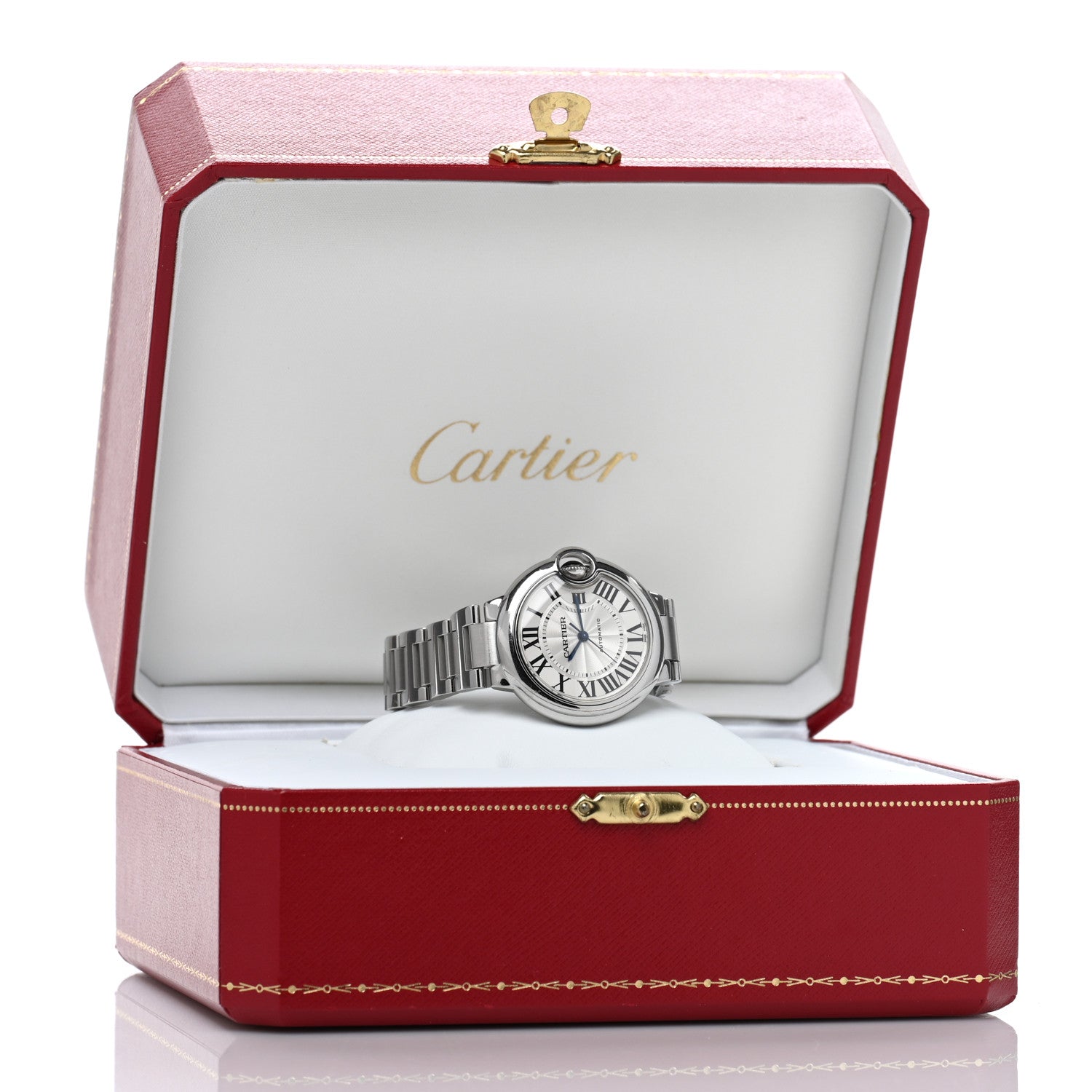 Cartier Stainless Steel 33mm Ballon Bleu De Cartier Automatic Watch 5 of 5