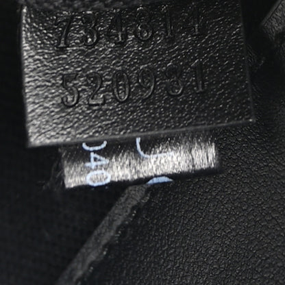 Gucci Calfskin Matelasse Monochrome GG Marmont Crossbody Shoulder Bag Black 7 of 10