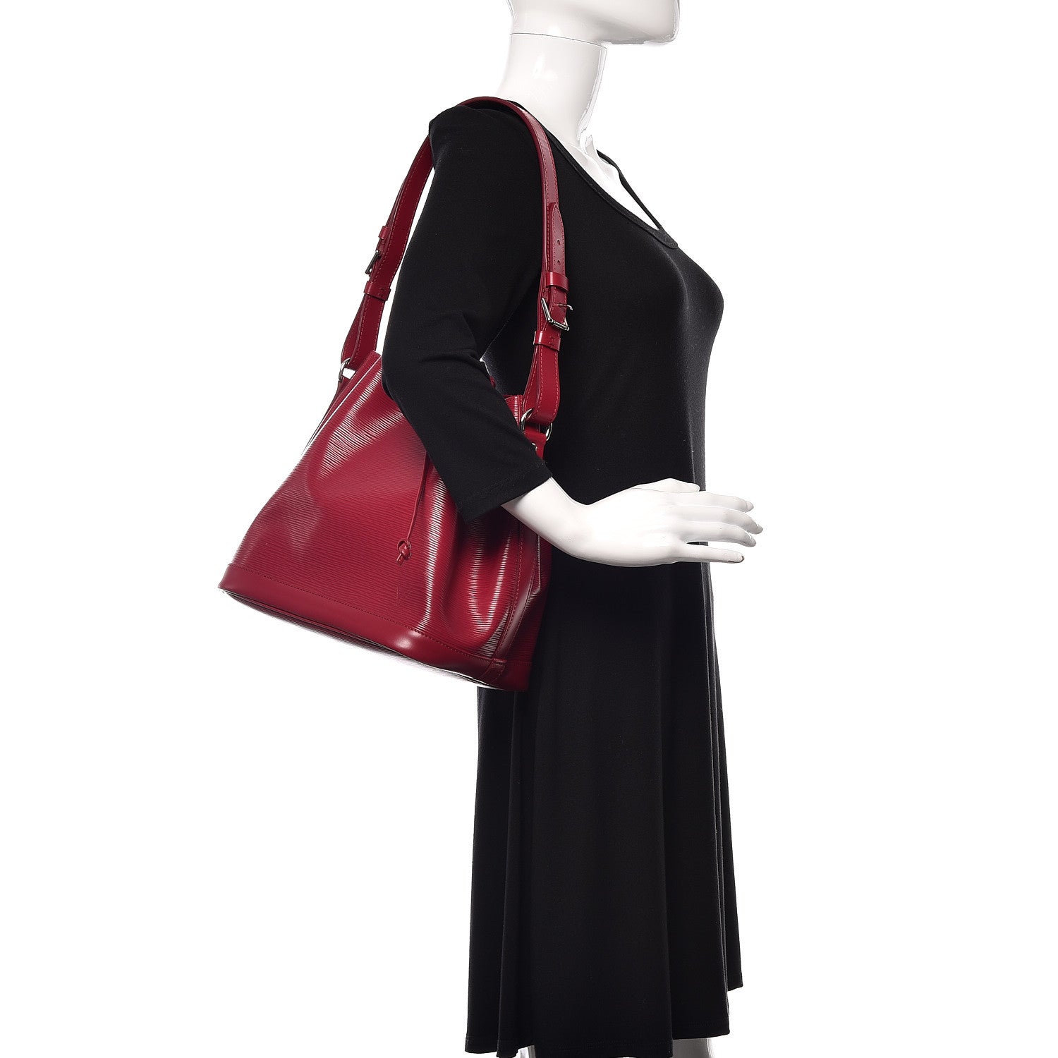 Louis Vuitton Epi Petit Noe NM Fuchsia 2 of 11