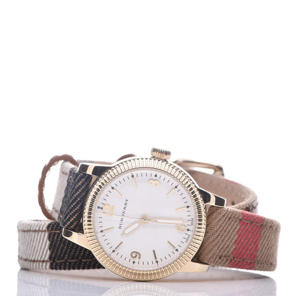 Burberry Stainless Steel Calfskin 30mm Double Wrap Quartz Watch BU7851 3 of 8