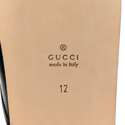 Gucci Calfskin Mens Horsebit River Slippers 12 Black 7 of 9