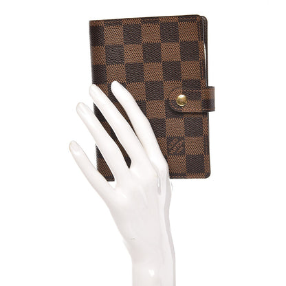 Louis Vuitton Damier Ebene Small Ring Agenda Cover 2 of 10