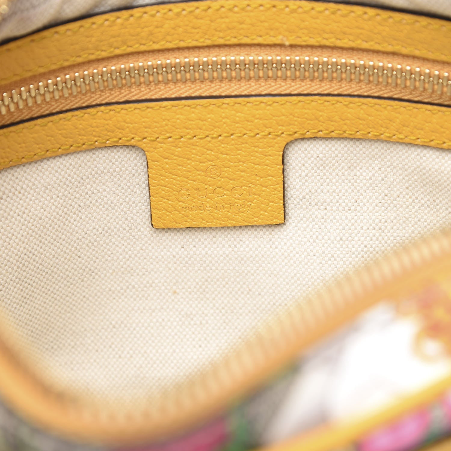 Gucci GG Supreme Monogram Flora Medium Ophidia Belt Bag Beige Multicolor Crop 6 of 10