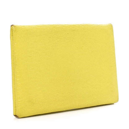 Hermes Chevre Mysore Calvi Card Case Lime 3 of 8