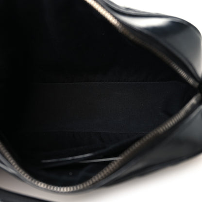 Saint Laurent Calfskin Matelasse Monogram Lou Camera Bag Black 5 of 12