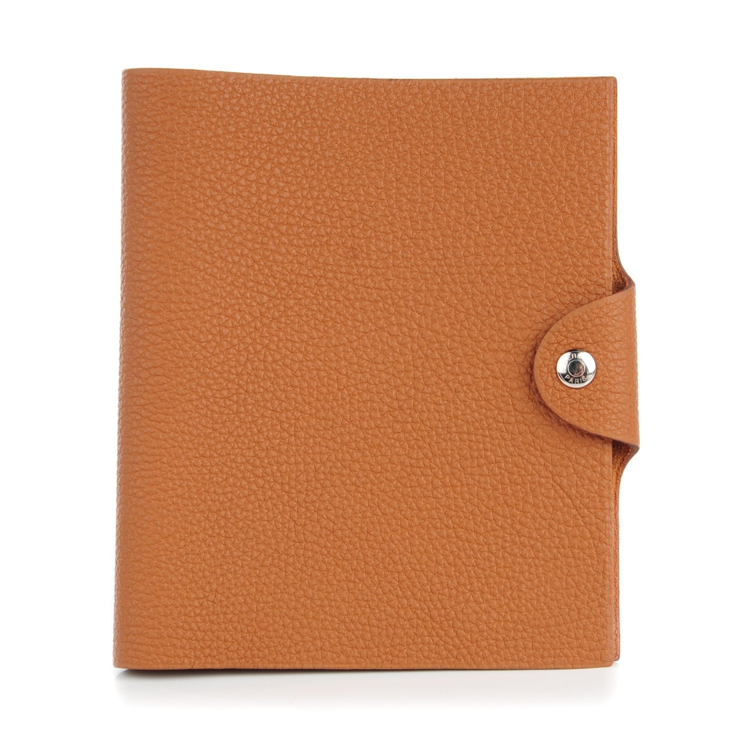 Hermes Togo Ulysse PM Notebook Cover Gold 1 of 7