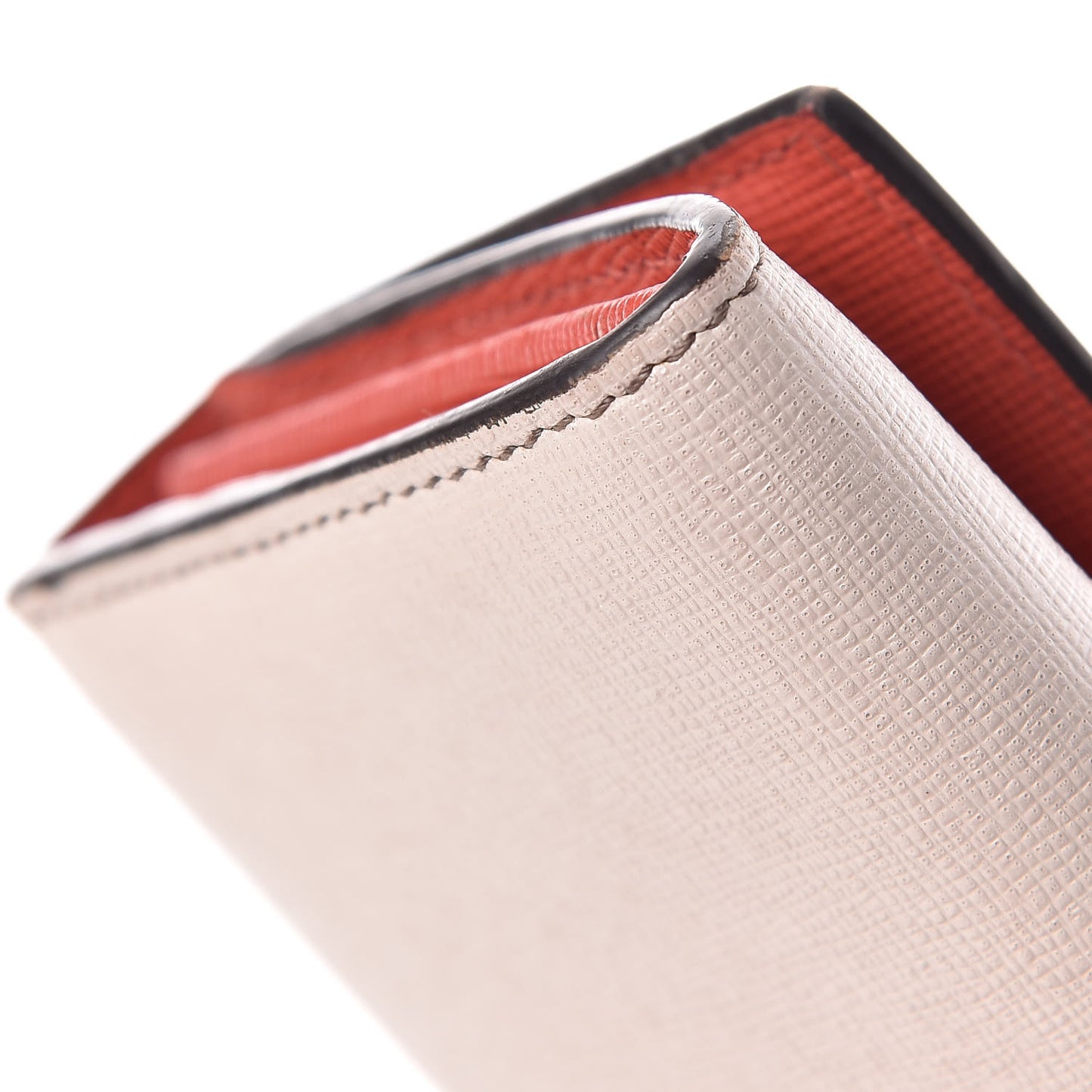 Vitello Elite Monster Eyes Studded Continental Wallet Carbone White Multicolor